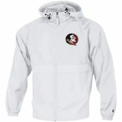 Men's Champion White Florida State Seminoles Team Lightweight Full-Zip Jacket 4 Men's Champion White Florida State Seminoles Team Lightweight Full-Zip Jacket -Champion shop unnamed file 8733