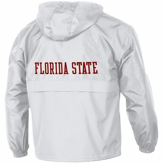 Men's Champion White Florida State Seminoles Team Lightweight Full-Zip Jacket Men's Champion White Florida State Seminoles Team Lightweight Full-Zip Jacket -Champion shop unnamed file 8734