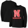 Youth Champion Black Nebraska Huskers Lockup Long Sleeve T-Shirt -Champion shop unnamed file 8739