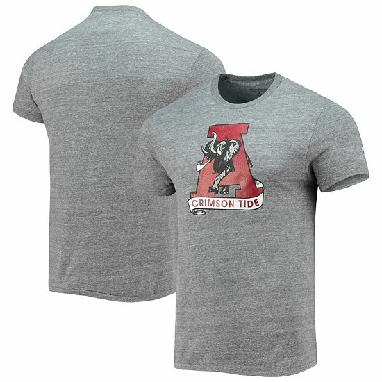 Men's Champion Heathered Gray Alabama Crimson Tide Vault Logo Tri-Blend T-Shirt Men's Champion Heathered Gray Alabama Crimson Tide Vault Logo Tri-Blend T-Shirt -Champion shop unnamed file 8755