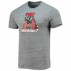 Men's Champion Heathered Gray Alabama Crimson Tide Vault Logo Tri-Blend T-Shirt 4 Men's Champion Heathered Gray Alabama Crimson Tide Vault Logo Tri-Blend T-Shirt -Champion shop unnamed file 8757