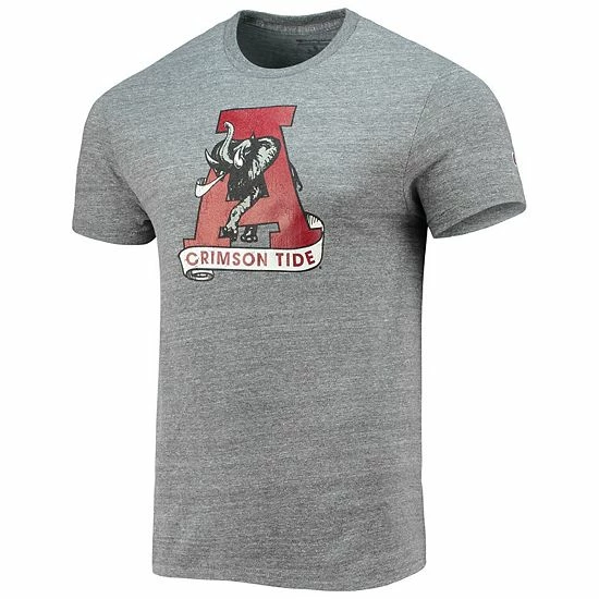 Men's Champion Heathered Gray Alabama Crimson Tide Vault Logo Tri-Blend T-Shirt Men's Champion Heathered Gray Alabama Crimson Tide Vault Logo Tri-Blend T-Shirt -Champion shop unnamed file 8757