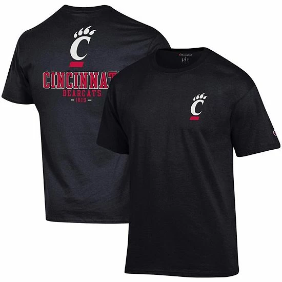 Men's Champion Black Cincinnati Bearcats Stack 2-Hit T-Shirt Men's Champion Black Cincinnati Bearcats Stack 2-Hit T-Shirt -Champion shop unnamed file 8768