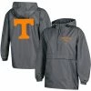 Women's Champion Charcoal Tennessee Volunteers Packable Half-Zip Light Rain Jacket -Champion shop unnamed file 8780