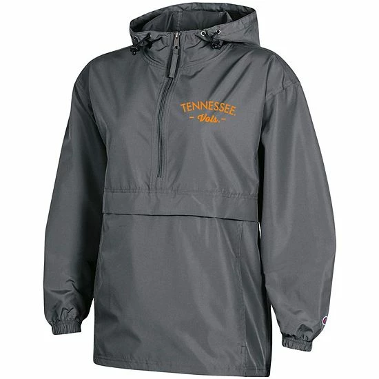 Women's Champion Charcoal Tennessee Volunteers Packable Half-Zip Light Rain Jacket Women's Champion Charcoal Tennessee Volunteers Packable Half-Zip Light Rain Jacket -Champion shop unnamed file 8782