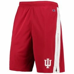 Men's Champion Crimson Indiana Hoosiers Side Stripe Shorts -Champion shop unnamed file 8806
