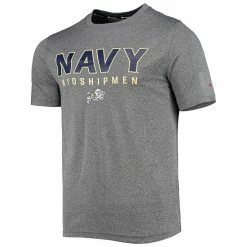 Men's Champion Gray Navy Midshipmen Stack T-Shirt 4 Men's Champion Gray Navy Midshipmen Stack T-Shirt -Champion shop unnamed file 8810