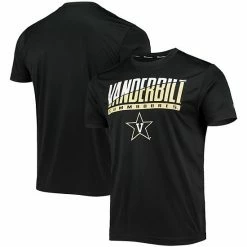 Men's Champion Black Vanderbilt Commodores Wordmark Slash T-Shirt -Champion shop unnamed file 8849