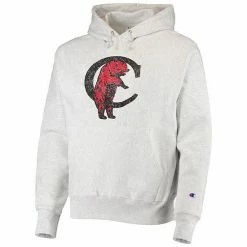 Men's Champion Heathered Gray Cincinnati Bearcats Team Vault Logo Reverse Weave Pullover Hoodie 4 Men's Champion Heathered Gray Cincinnati Bearcats Team Vault Logo Reverse Weave Pullover Hoodie -Champion shop unnamed file 8854