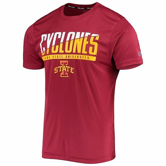 Men's Champion Cardinal Iowa State Cyclones Wordmark Slash T-Shirt Men's Champion Cardinal Iowa State Cyclones Wordmark Slash T-Shirt -Champion shop unnamed file 8862