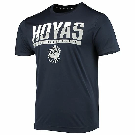 Men's Champion Navy Georgetown Hoyas Wordmark Slash T-Shirt Men's Champion Navy Georgetown Hoyas Wordmark Slash T-Shirt -Champion shop unnamed file 8866