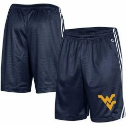 Men's Champion Navy West Virginia Mountaineers Team Lacrosse Shorts