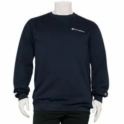 Big & Tall Champion® Powerblend Fleece Sweatshirt Black -Champion shop unnamed file 890