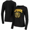 Women's Champion Black Iowa Hawkeyes University Laurels Long Sleeve T-Shirt -Champion shop unnamed file 8900