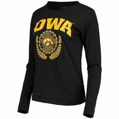 Women's Champion Black Iowa Hawkeyes University Laurels Long Sleeve T-Shirt 4 Women's Champion Black Iowa Hawkeyes University Laurels Long Sleeve T-Shirt -Champion shop unnamed file 8902