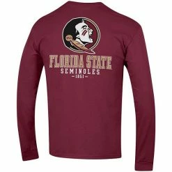 Men's Champion Garnet Florida State Seminoles Team Stack Long Sleeve T-Shirt -Champion shop unnamed file 8907