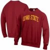 Men's Champion Cardinal Iowa State Cyclones Arch Reverse Weave Pullover Sweatshirt -Champion shop unnamed file 8916