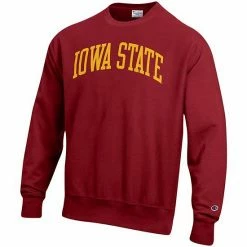 Men's Champion Cardinal Iowa State Cyclones Arch Reverse Weave Pullover Sweatshirt -Champion shop unnamed file 8918