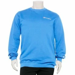 Big & Tall Champion® Powerblend Fleece Sweatshirt Black -Champion shop unnamed file 896