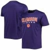 Men's Champion Purple Clemson Tigers Stack T-Shirt -Champion shop unnamed file 8972