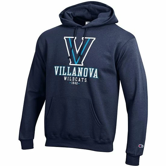 Men's Champion Navy Villanova Wildcats Team Stack Powerblend Pullover Hoodie Men's Champion Navy Villanova Wildcats Team Stack Powerblend Pullover Hoodie -Champion shop unnamed file 9015