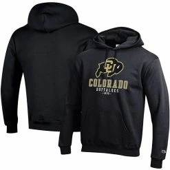 Men's Champion Black Colorado Buffaloes Team Stack Powerblend Pullover Hoodie 3 Men's Champion Black Colorado Buffaloes Team Stack Powerblend Pullover Hoodie -Champion shop unnamed file 9023