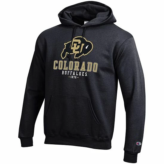 Men's Champion Black Colorado Buffaloes Team Stack Powerblend Pullover Hoodie Men's Champion Black Colorado Buffaloes Team Stack Powerblend Pullover Hoodie -Champion shop unnamed file 9024