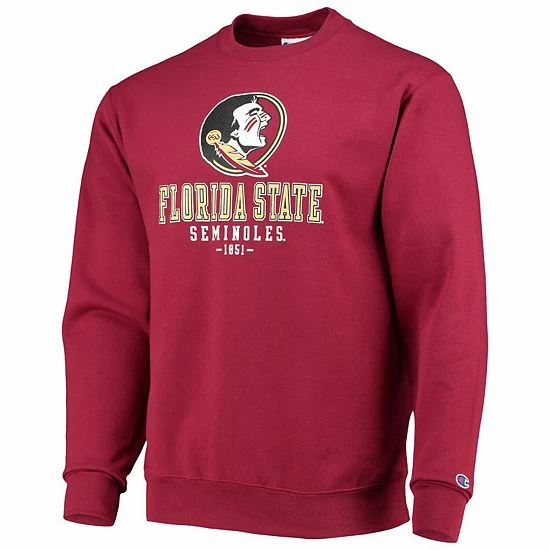 Men's Champion Garnet Florida State Seminoles Team Stack Powerblend Pullover Sweatshirt Men's Champion Garnet Florida State Seminoles Team Stack Powerblend Pullover Sweatshirt -Champion shop unnamed file 9032