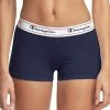 Women's Champion® Stretch Boyshort Panty CH49AS Grey White Logo Print -Champion shop unnamed file 905