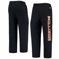 Men's Champion Navy Illinois Fighting Illini Powerblend Pants