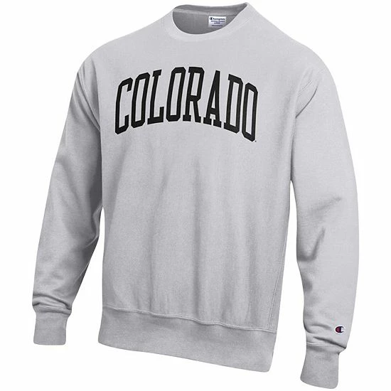 Men's Champion Heathered Gray Colorado Buffaloes Arch Reverse Weave Pullover Sweatshirt Men's Champion Heathered Gray Colorado Buffaloes Arch Reverse Weave Pullover Sweatshirt -Champion shop unnamed file 9113