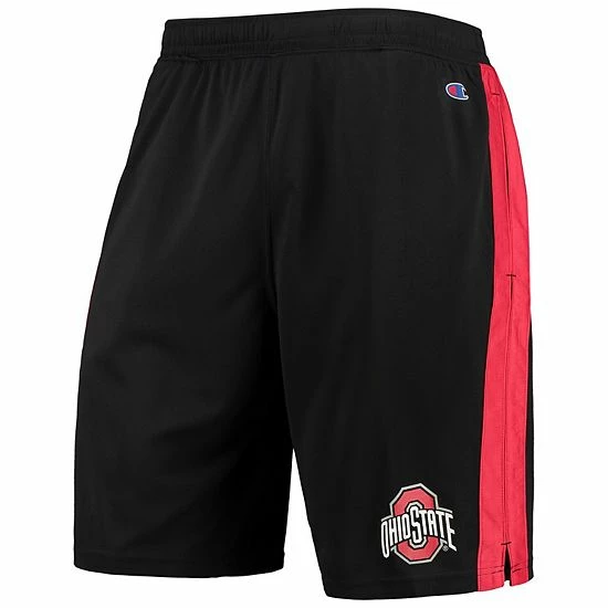 Men's Champion Black Ohio State Buckeyes Side Stripe Shorts 5 Men's Champion Black Ohio State Buckeyes Side Stripe Shorts - Image 3