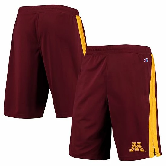 Men's Champion Maroon Minnesota Golden Gophers Side Stripe Shorts 4 Men's Champion Maroon Minnesota Golden Gophers Side Stripe Shorts - Image 2