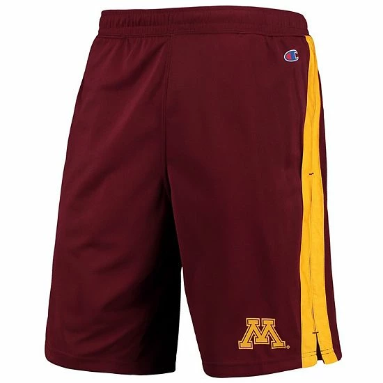 Men's Champion Maroon Minnesota Golden Gophers Side Stripe Shorts 5 Men's Champion Maroon Minnesota Golden Gophers Side Stripe Shorts - Image 3