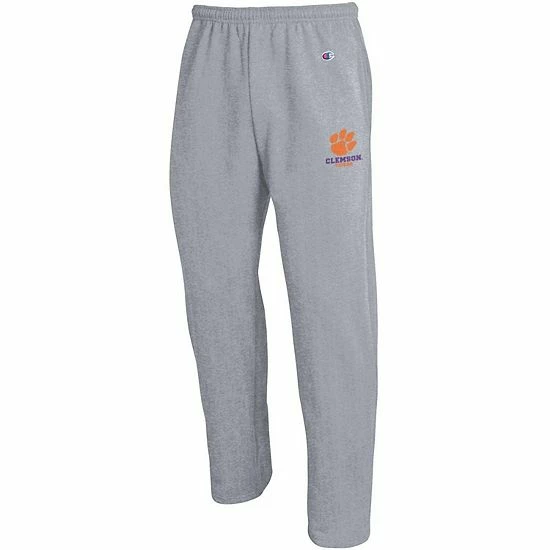 Men's Champion Heathered Gray Clemson Tigers Powerblend Pants Men's Champion Heathered Gray Clemson Tigers Powerblend Pants -Champion shop unnamed file 9160