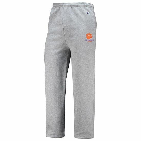 Men's Champion Heathered Gray Clemson Tigers Powerblend Pants Men's Champion Heathered Gray Clemson Tigers Powerblend Pants -Champion shop unnamed file 9162