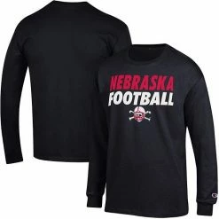 Men's Champion Black Nebraska Huskers Game Ready Football Long Sleeve T-Shirt 3 Men's Champion Black Nebraska Huskers Game Ready Football Long Sleeve T-Shirt -Champion shop unnamed file 9166