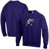 Men's Champion Purple Kansas State Wildcats Vault Logo Reverse Weave Pullover Sweatshirt -Champion shop unnamed file 9172