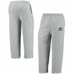 Men's Champion Heathered Gray Purdue Boilermakers Powerblend Pants