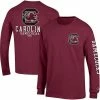 Men's Champion Garnet South Carolina Gamecocks Team Stack 3-Hit Long Sleeve T-Shirt -Champion shop unnamed file 9254