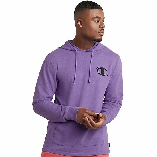 Men's Champion® Middleweight Overdye Hoodie Orange Heather 6 Men's Champion® Middleweight Overdye Hoodie Orange Heather - Image 4