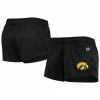Women's Champion Black Iowa Hawkeyes Logo Mesh Shorts