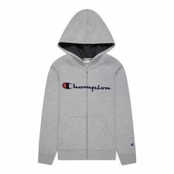 Kids 7-20 Champion® Script Full-Zip Hoodie Oxford Heather 4 Kids 7-20 Champion® Script Full-Zip Hoodie Oxford Heather -Champion shop unnamed file 935