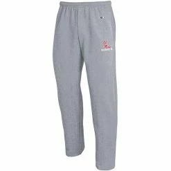 Men's Champion Heathered Gray Ole Miss Rebels Powerblend Pants