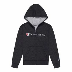Kids 7-20 Champion® Script Full-Zip Hoodie Oxford Heather 8 Kids 7-20 Champion® Script Full-Zip Hoodie Oxford Heather -Champion shop unnamed file 939