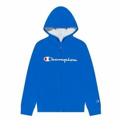 Kids 7-20 Champion® Script Full-Zip Hoodie Oxford Heather 9 Kids 7-20 Champion® Script Full-Zip Hoodie Oxford Heather -Champion shop unnamed file 940