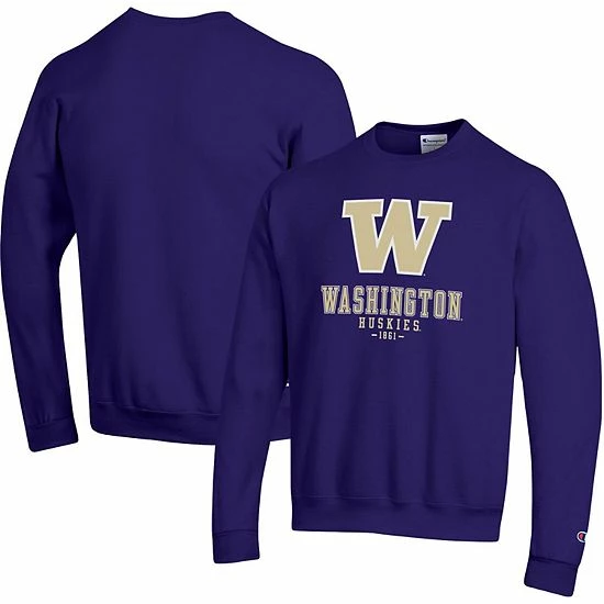 Men's Champion Purple Washington Huskies Team Stack Powerblend Pullover Sweatshirt Men's Champion Purple Washington Huskies Team Stack Powerblend Pullover Sweatshirt -Champion shop unnamed file 9404