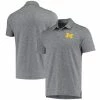 Men's Champion Gray Michigan Wolverines Micro Mesh Space-Dye Polo -Champion shop unnamed file 9434