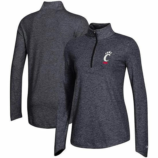 Women's Champion Heathered Black Cincinnati Bearcats Field Day Quarter-Zip Jacket Women's Champion Heathered Black Cincinnati Bearcats Field Day Quarter-Zip Jacket -Champion shop unnamed file 9460