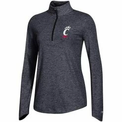 Women's Champion Heathered Black Cincinnati Bearcats Field Day Quarter-Zip Jacket 4 Women's Champion Heathered Black Cincinnati Bearcats Field Day Quarter-Zip Jacket -Champion shop unnamed file 9461